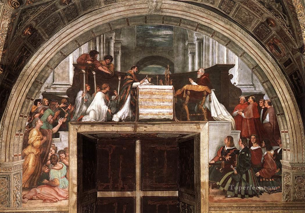 ボルセナのミサ ルネサンスの巨匠ラファエロ油絵